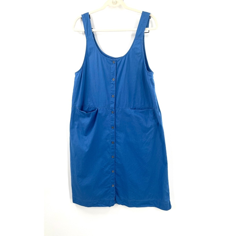 Gudrun Sjödén Balalaika button front jumper dress midi scandi chic‎ lagenlook M
